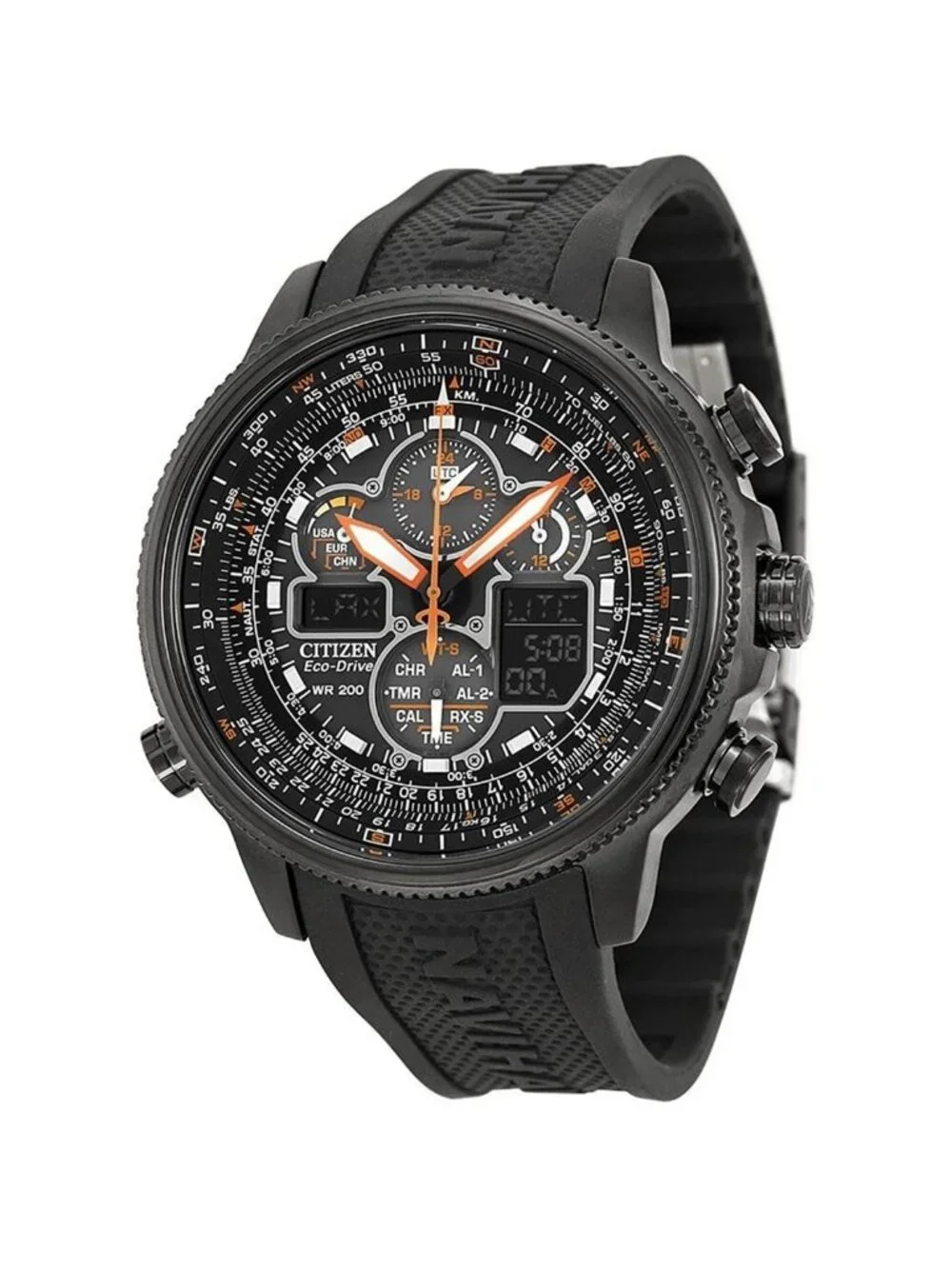NWT Citizen Promaster Navihawk A-T Eco Drive Black Dial Men's Watch